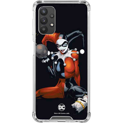 DC Comics Harley Quinn Playfull Pose Galaxy A32 5G Clear Case