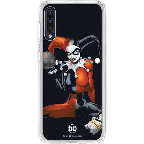 DC Comics Harley Quinn Playfull Pose Galaxy A50 Clear Case