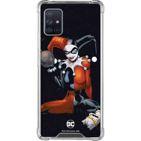 DC Comics Harley Quinn Playfull Pose Galaxy A51 5G Clear Case