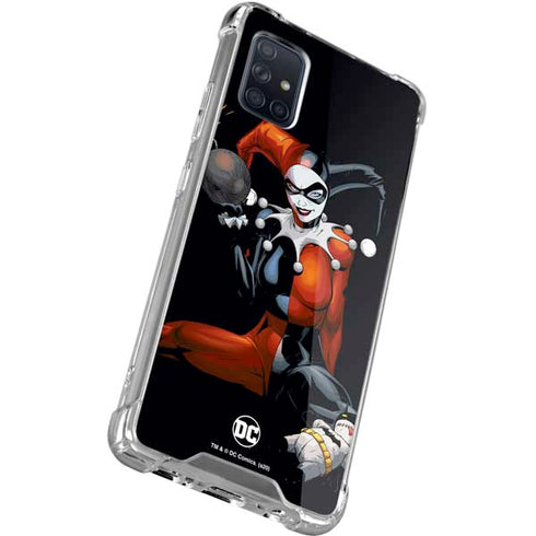 DC Comics Harley Quinn Playfull Pose Galaxy A71 5G Clear Case