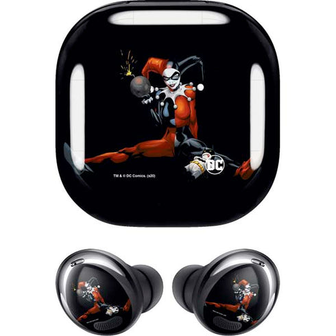 DC Comics Harley Quinn Playfull Pose Galaxy Buds Pro Skin