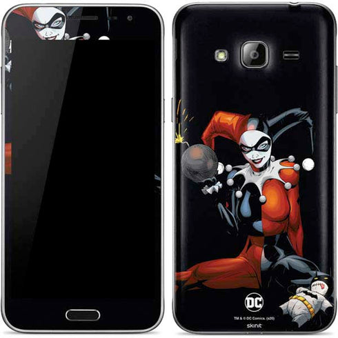 DC Comics Harley Quinn Playfull Pose Galaxy J3 Skin