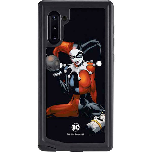 DC Comics Harley Quinn Playfull Pose Galaxy Note 10 Waterproof Case