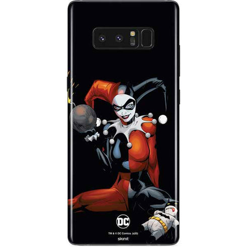DC Comics Harley Quinn Playfull Pose Galaxy Note 8 Skin