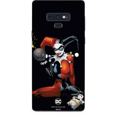 DC Comics Harley Quinn Playfull Pose Galaxy Note 9 Skin