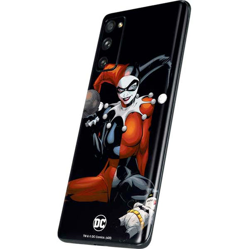DC Comics Harley Quinn Playfull Pose Galaxy S20 Fan Edition Skin