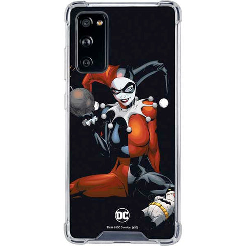 DC Comics Harley Quinn Playfull Pose Galaxy S20 FE Clear Case