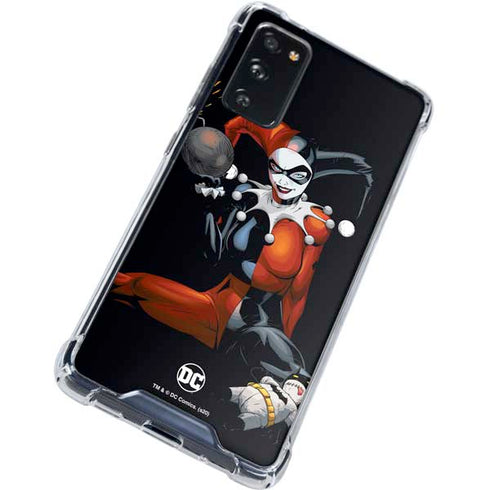 DC Comics Harley Quinn Playfull Pose Galaxy S20 FE Clear Case