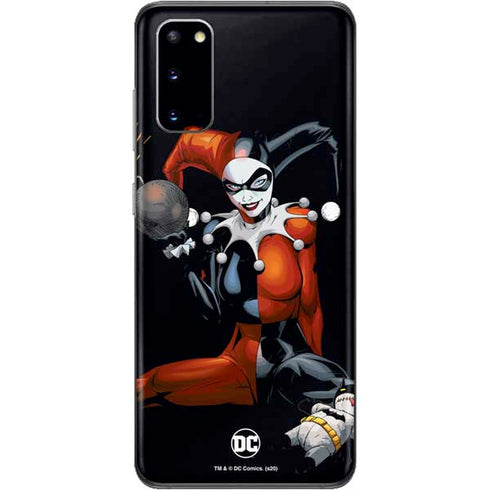 DC Comics Harley Quinn Playfull Pose Galaxy S20 Skin