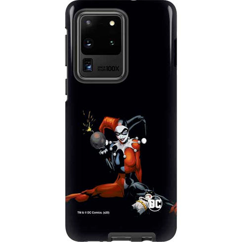 DC Comics Harley Quinn Playfull Pose Galaxy S20 Ultra 5G Pro Case