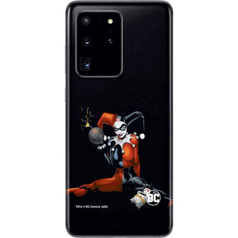 DC Comics Harley Quinn Playfull Pose Galaxy S20 Ultra 5G Skin