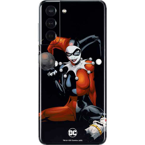 DC Comics Harley Quinn Playfull Pose Galaxy S21 5G Skin