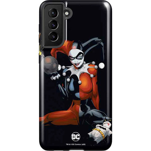 DC Comics Harley Quinn Playfull Pose Galaxy S21 Plus 5G Pro Case