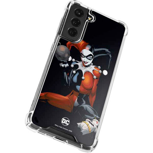 DC Comics Harley Quinn Playfull Pose Galaxy S22 Plus Clear Case