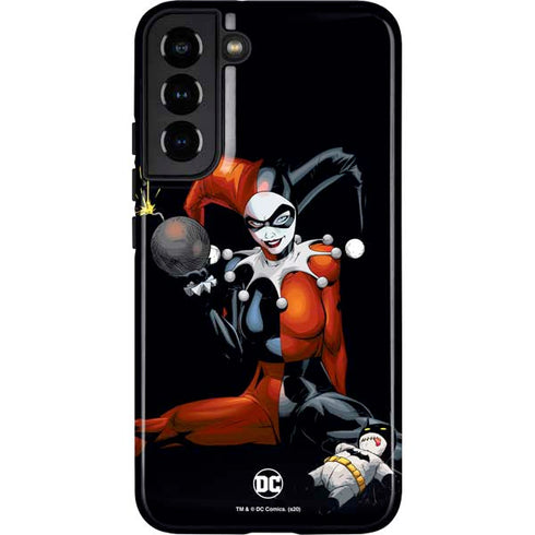 DC Comics Harley Quinn Playfull Pose Galaxy S22 Plus Pro Case