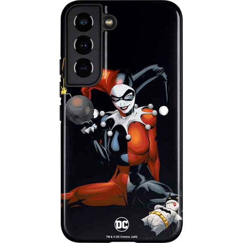 DC Comics Harley Quinn Playfull Pose Galaxy S22 Pro Case