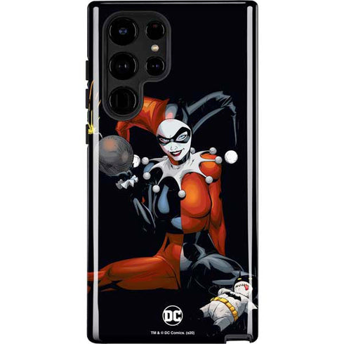 DC Comics Harley Quinn Playfull Pose Galaxy S22 Ultra Pro Case