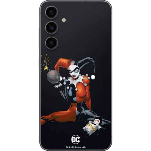 DC Comics Harley Quinn Playfull Pose Galaxy S23 FE Skin
