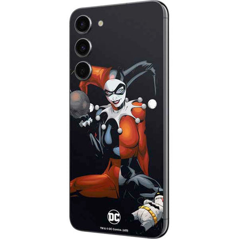 DC Comics Harley Quinn Playfull Pose Galaxy S23 Plus Skin