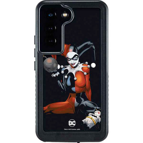 DC Comics Harley Quinn Playfull Pose Galaxy S23 Waterproof Case