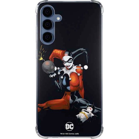 DC Comics Harley Quinn Playfull Pose Galaxy S24 Clear Case