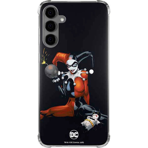 DC Comics Harley Quinn Playfull Pose Galaxy S24 Plus Clear Case