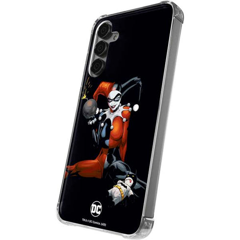 DC Comics Harley Quinn Playfull Pose Galaxy S24 Plus Clear Case