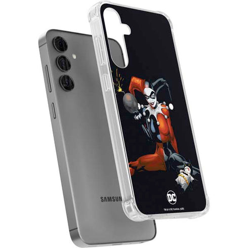 DC Comics Harley Quinn Playfull Pose Galaxy S24 Plus Clear Case
