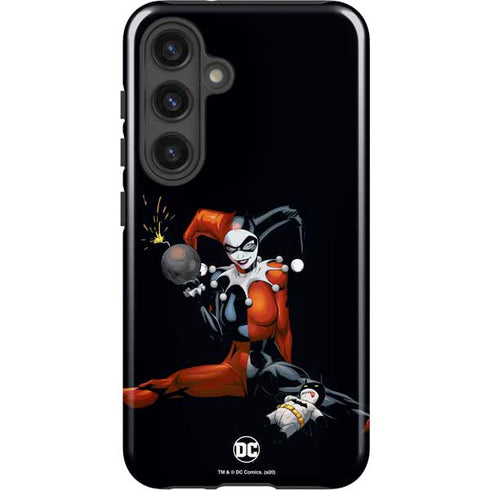 DC Comics Harley Quinn Playfull Pose Galaxy S24 Plus Impact Case