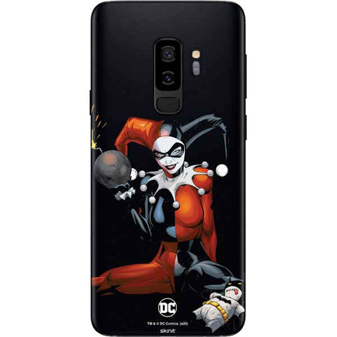 DC Comics Harley Quinn Playfull Pose Galaxy S9 Plus Skin
