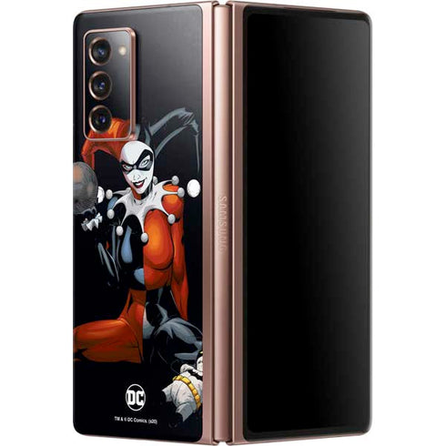 DC Comics Harley Quinn Playfull Pose Galaxy Z Fold2 5G Skin