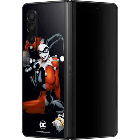 DC Comics Harley Quinn Playfull Pose Galaxy Z Fold3 5G Skin