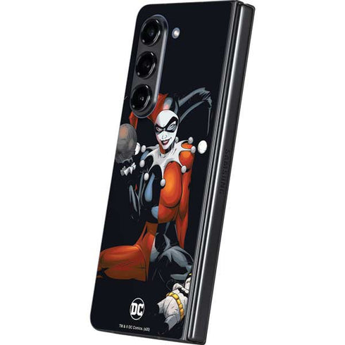 DC Comics Harley Quinn Playfull Pose Galaxy Z Fold5 5G Skin