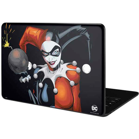 DC Comics Harley Quinn Playfull Pose Google Pixelbook Go Skin