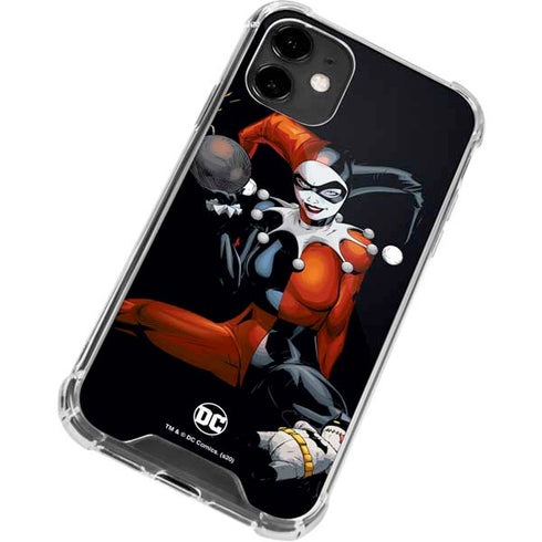 DC Comics Harley Quinn Playfull Pose iPhone 12 Clear Case