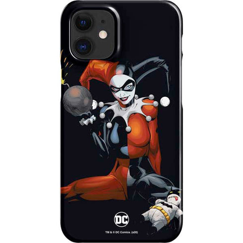 DC Comics Harley Quinn Playfull Pose iPhone 12 Mini Lite Case