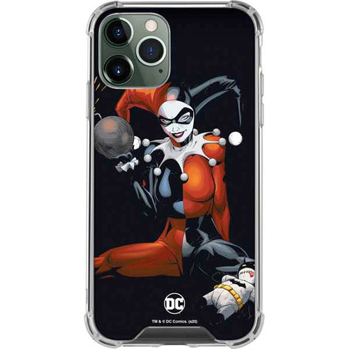 DC Comics Harley Quinn Playfull Pose iPhone 12 Pro Clear Case
