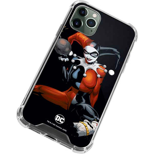 DC Comics Harley Quinn Playfull Pose iPhone 12 Pro Clear Case