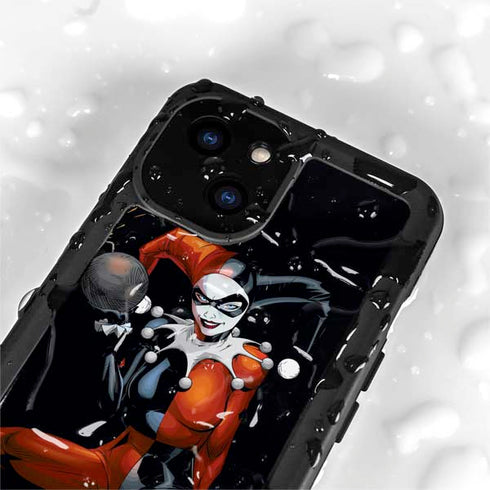 DC Comics Harley Quinn Playfull Pose iPhone 13 Mini Waterproof Case