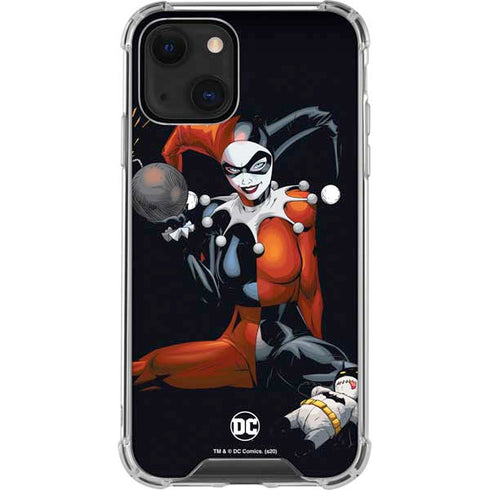 DC Comics Harley Quinn Playfull Pose iPhone 14 Clear Case