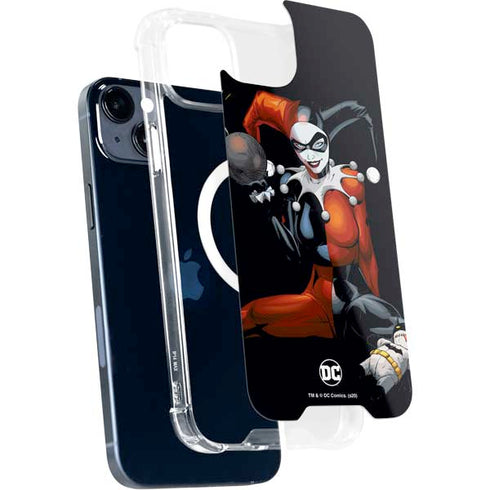 DC Comics Harley Quinn Playfull Pose iPhone 15 Plus MagSafe Case
