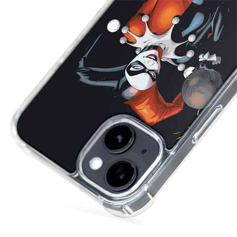DC Comics Harley Quinn Playfull Pose iPhone 15 Plus MagSafe Case