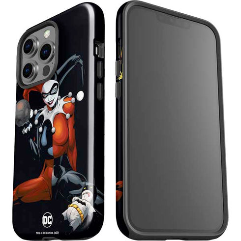 DC Comics Harley Quinn Playfull Pose iPhone 14 Pro Impact Case