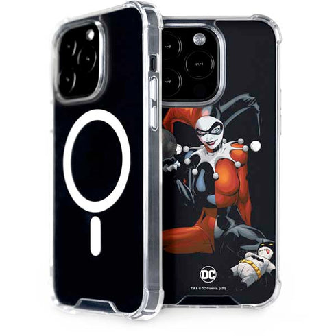 DC Comics Harley Quinn Playfull Pose iPhone 15 Pro MagSafe Case