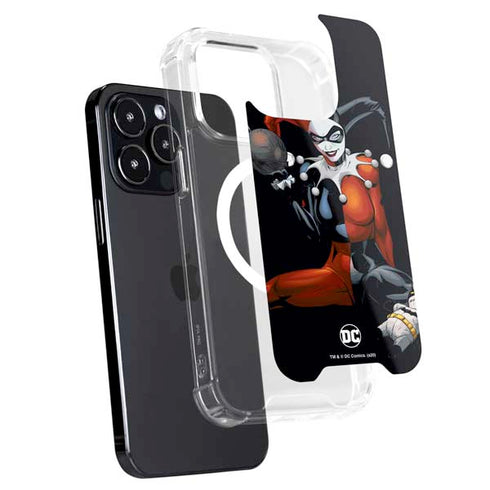 DC Comics Harley Quinn Playfull Pose iPhone 15 Pro Max MagSafe Case