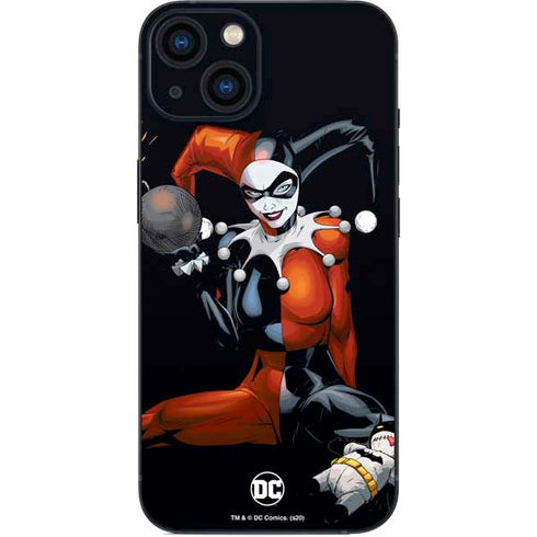 DC Comics Harley Quinn Playfull Pose iPhone 15 Skin