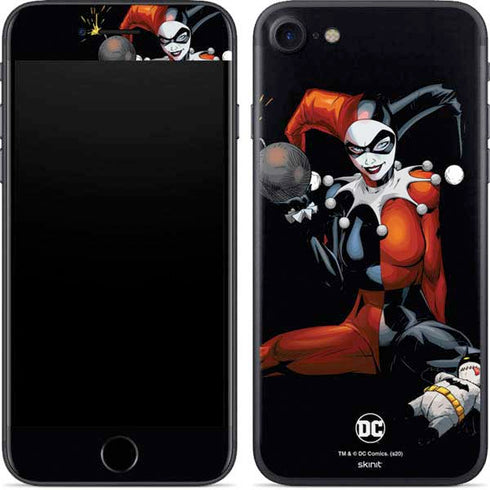 DC Comics Harley Quinn Playfull Pose iPhone 8 Skin