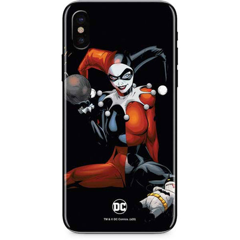 DC Comics Harley Quinn Playfull Pose iPhone X Skin