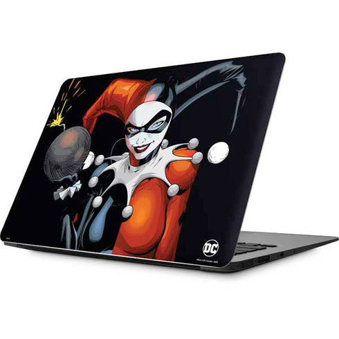 DC Comics Harley Quinn Playfull Pose Apple MacBook Skin