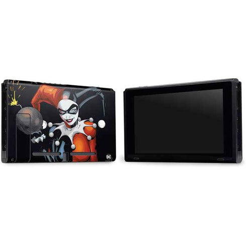 DC Comics Harley Quinn Playfull Pose Nintendo Switch Bundle Skin
